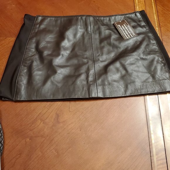 Leather mini skirtSize L - Picture 1 of 5